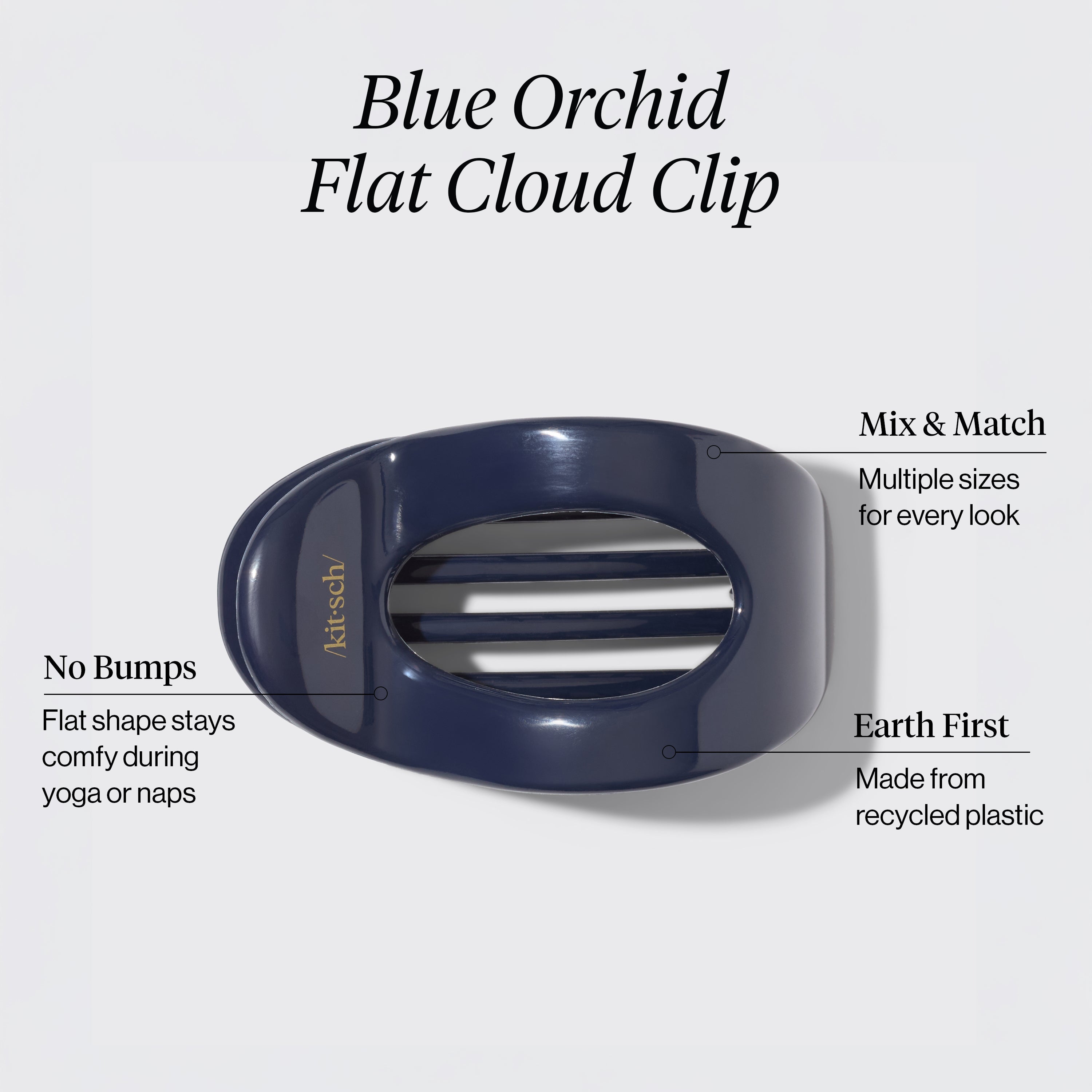 Blue Orchid Flat Cloud Clip - Large - Signature Selection