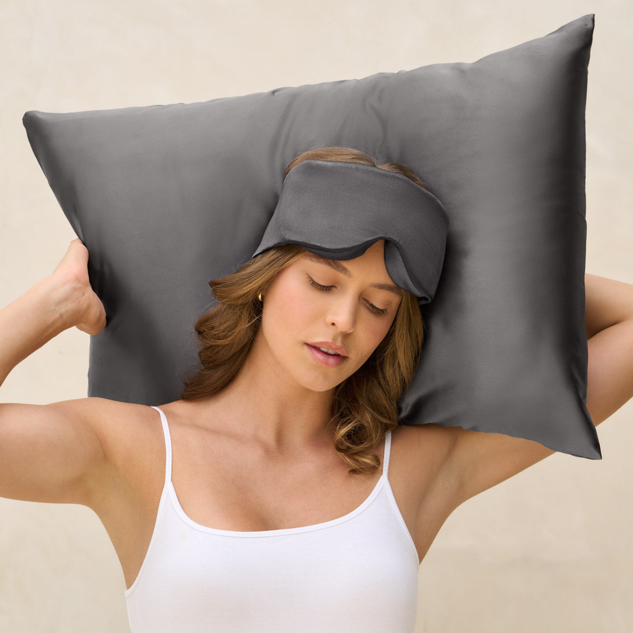 Charcoal Contour Pillow Eye Mask - Signature Selection
