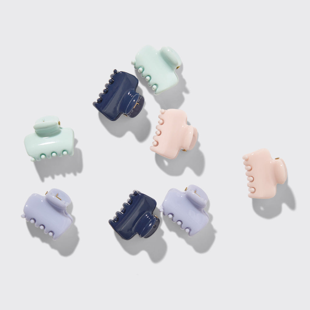 Garden Bouquet Cloud Claw Clips 8pc Set - Mini - Everyday Essentials