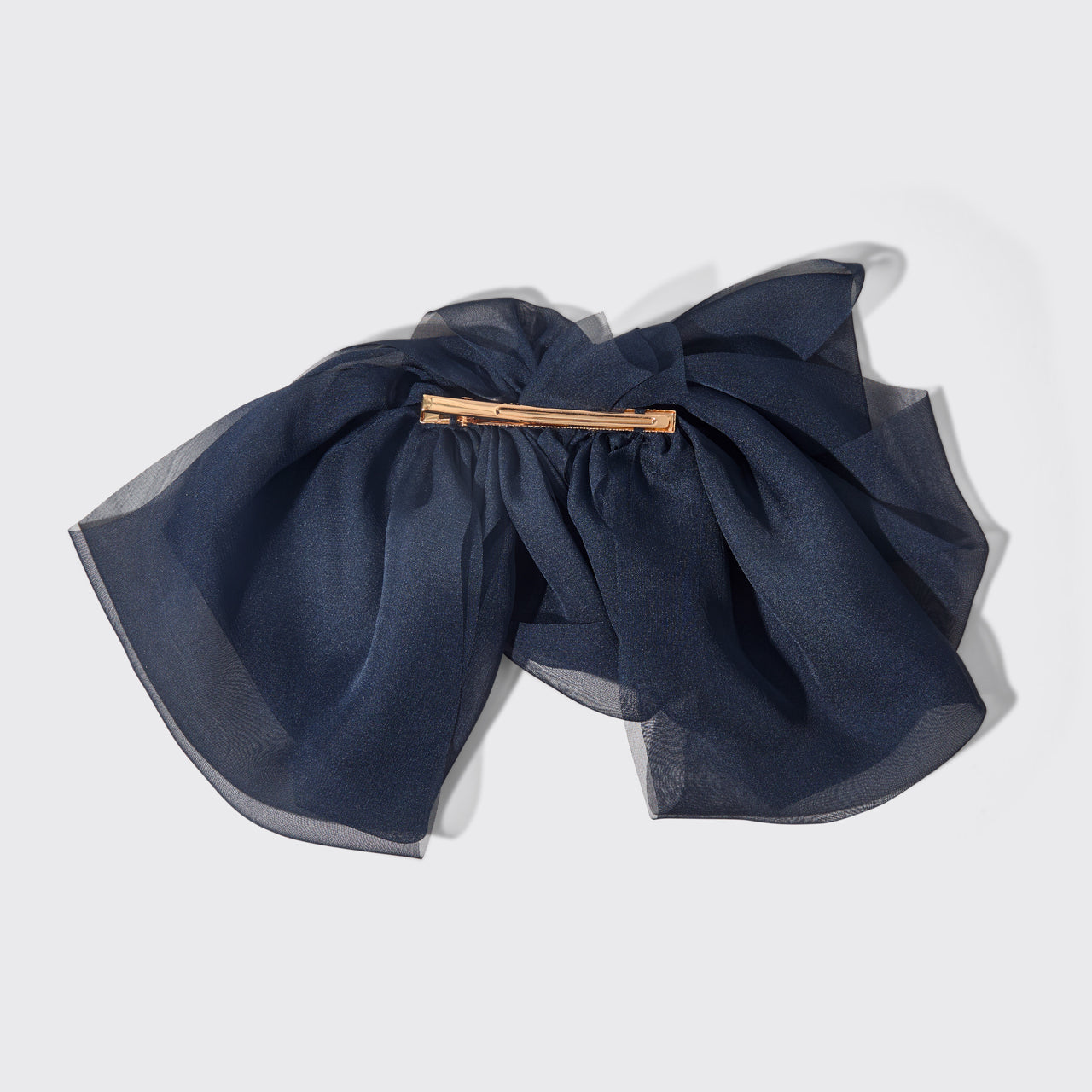 Blue Orchid Chiffon Bow Hair Clip - Signature Selection