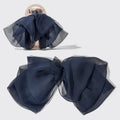 Blue Orchid Chiffon Bow Hair Clip - Signature Selection