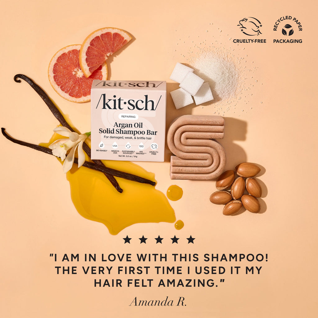 Repairing Argan Oil Shampoo and Conditioner Bar Combo - Everyday Essentials