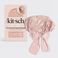 Blush Oversized Satin Bonnet - Everyday Essentials