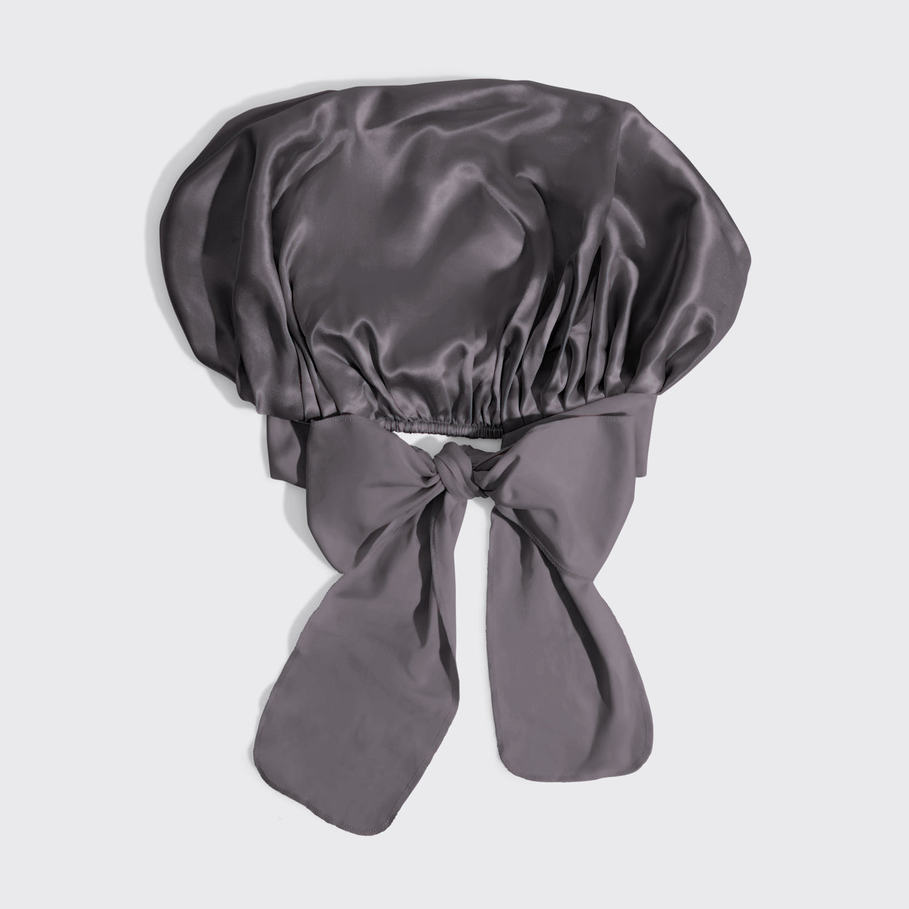 Charcoal Oversized Satin Bonnet - Signature Selection