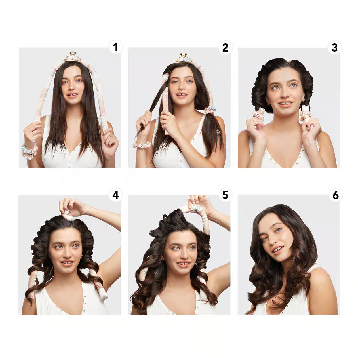 Satin Heatless Curling Set and Leave-In Conditioner Bundle - Signature Selection