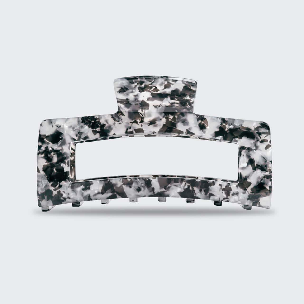 Black Marble Jumbo Claw Clip - Curated Collection