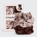 Cameo Satin Sleep Scrunchies 5pc Set - Signature Selection