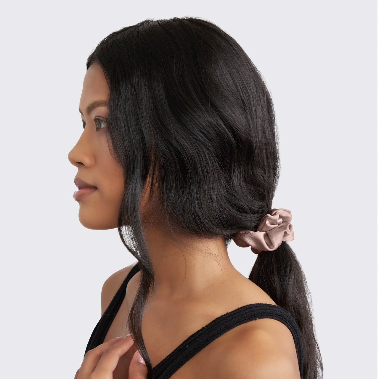 Cameo Satin Sleep Scrunchies 5pc Set - Signature Selection