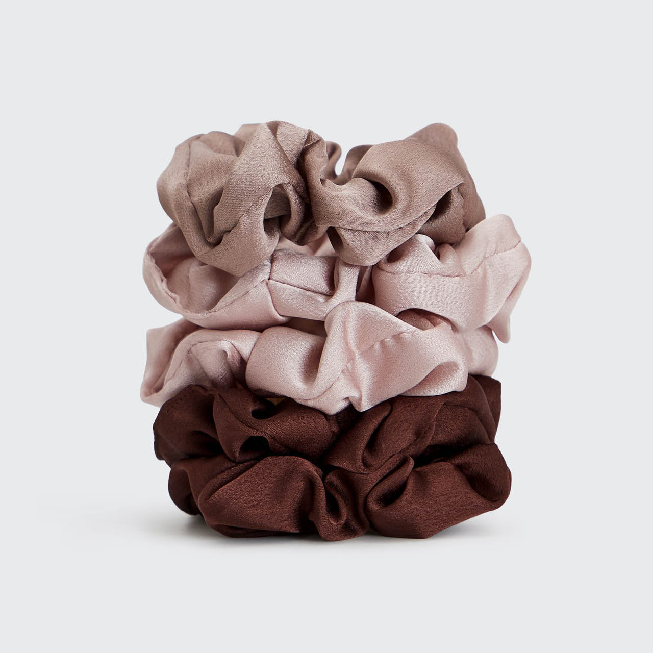 Cameo Satin Sleep Scrunchies 5pc Set - Signature Selection