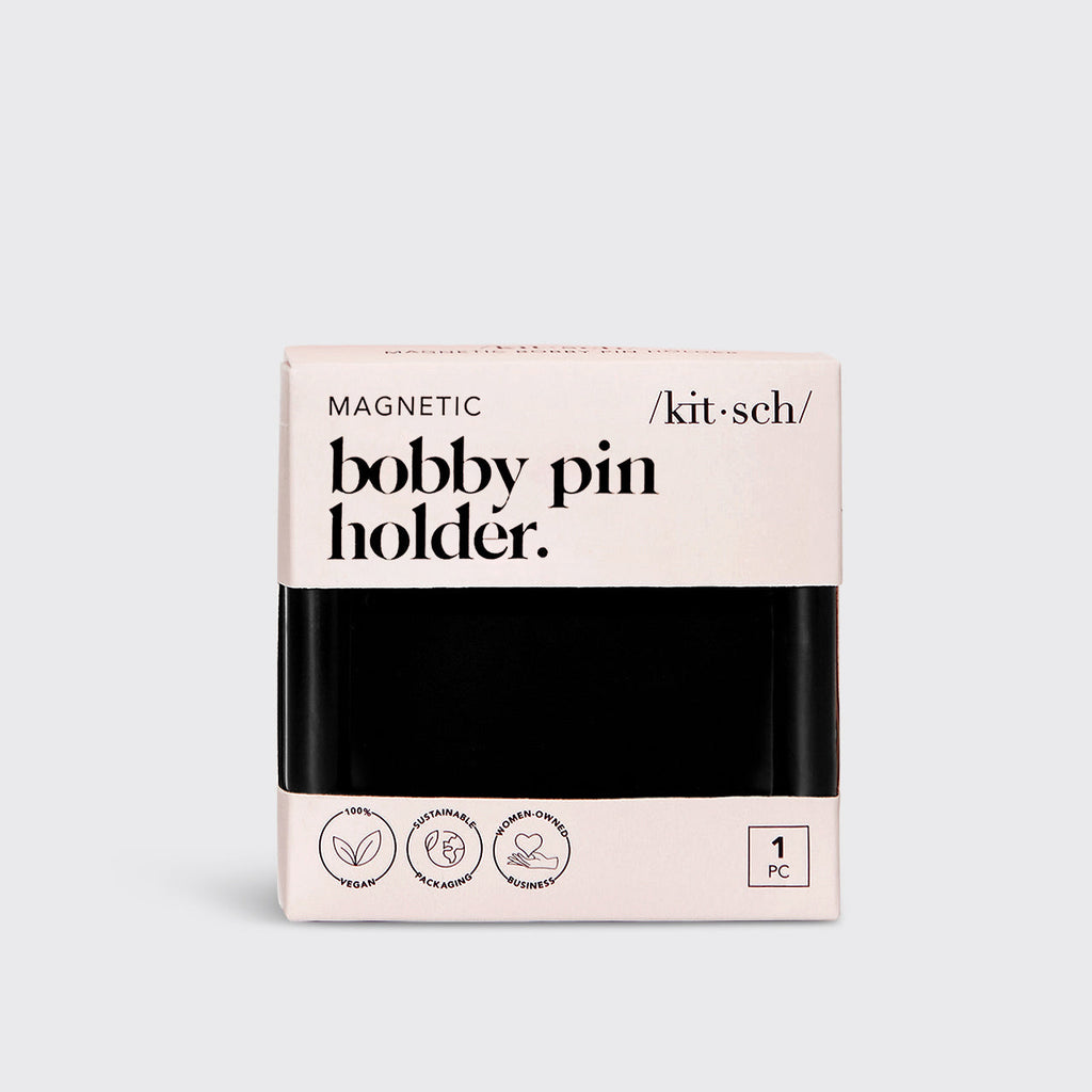 Black Magnetic Bobby Pin Holder - Everyday Essentials