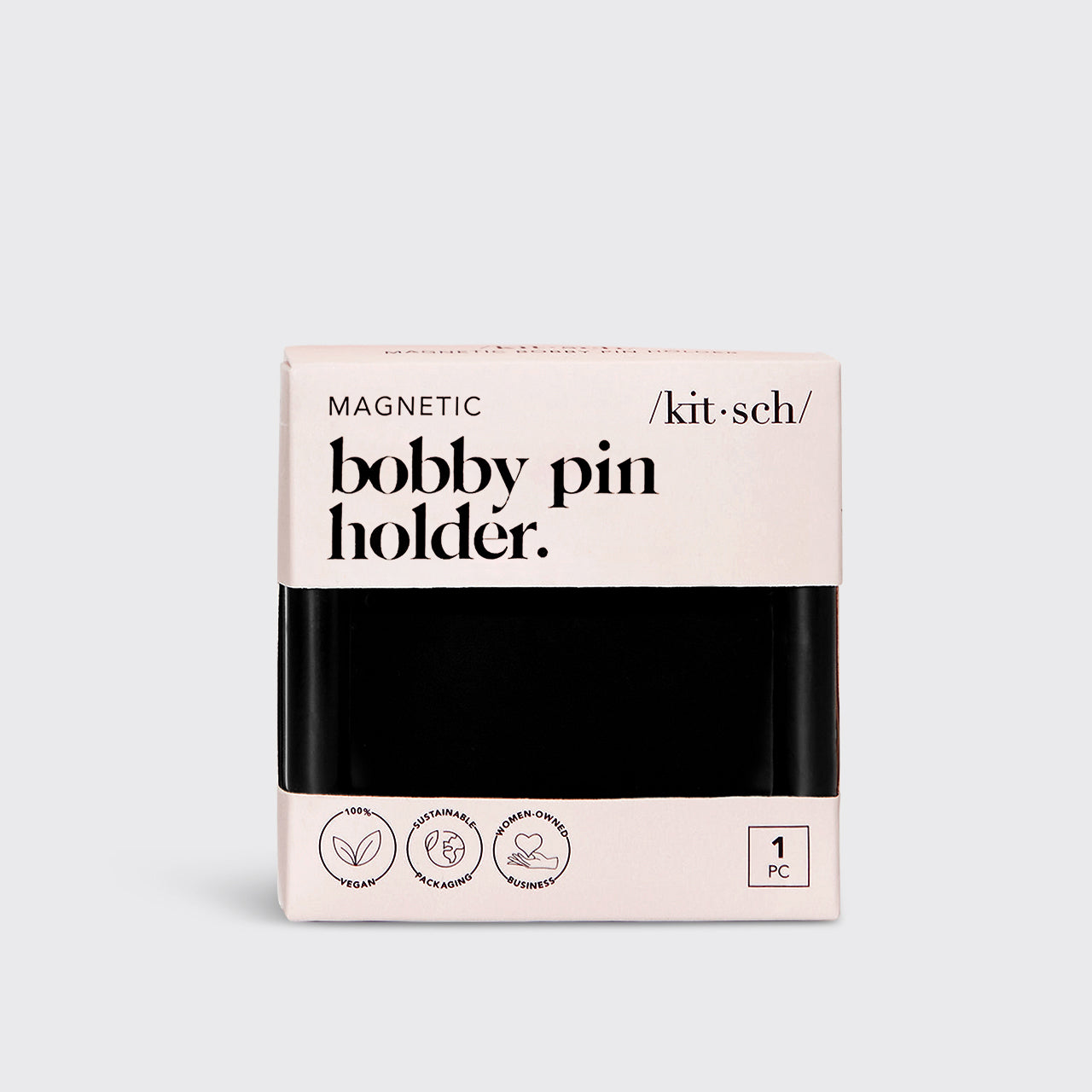 Black Magnetic Bobby Pin Holder - Everyday Essentials