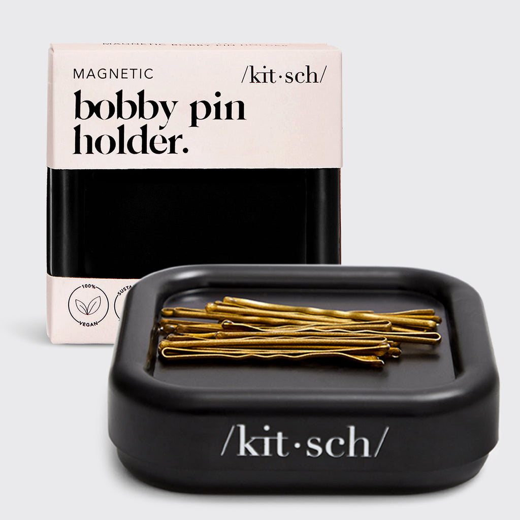 Black Magnetic Bobby Pin Holder - Everyday Essentials