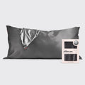 Satin Pillowcase in Charcoal 4 Pack - King - Signature Selection