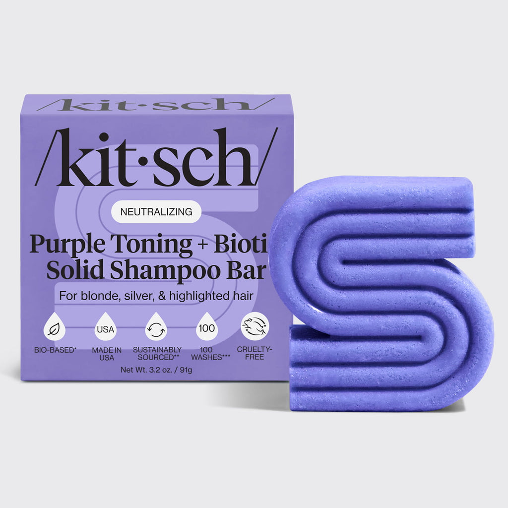 Purple Toning Shampoo Bar for Color Treated and Grey Hair - Signature Selection