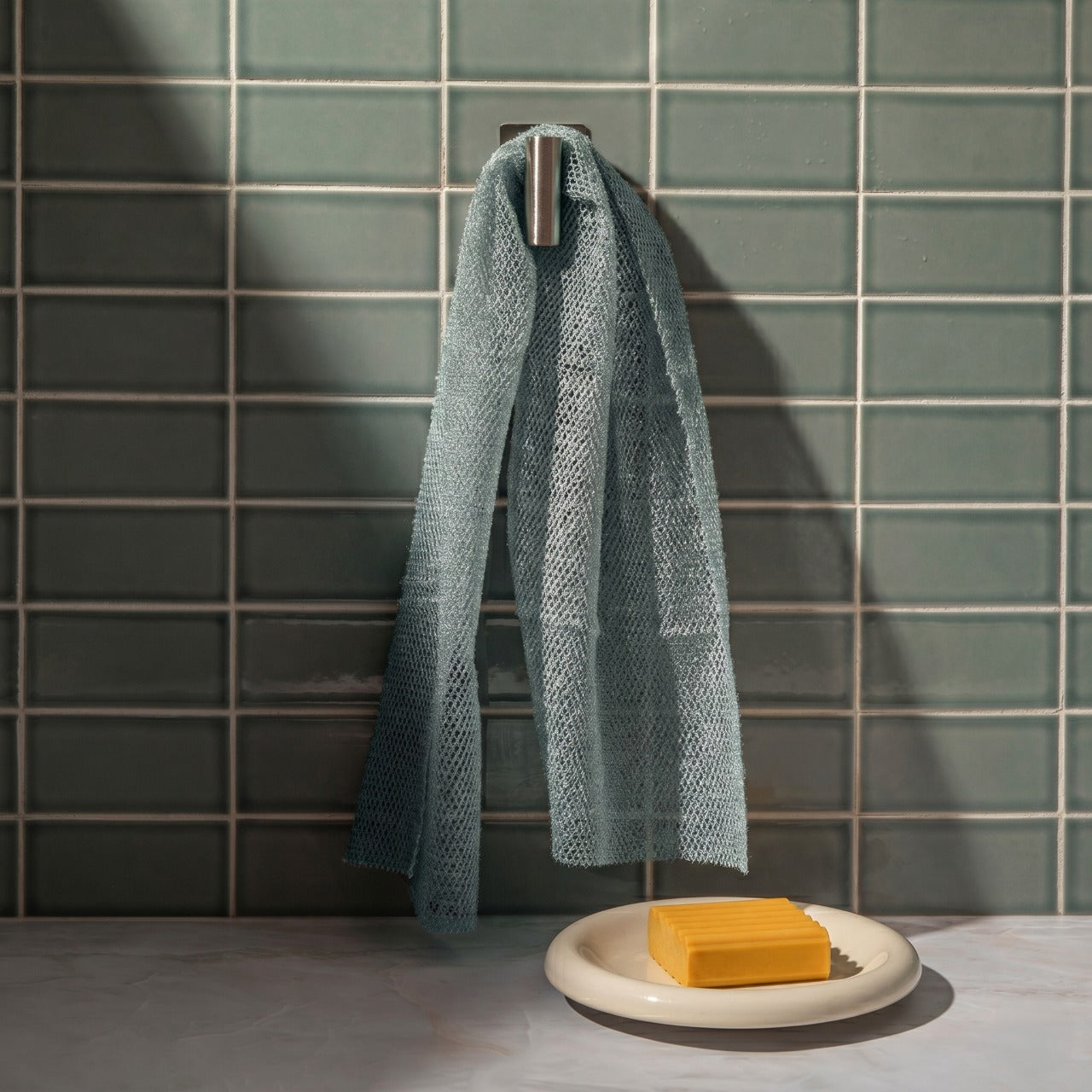 Aqua Grey African Net Sponge - Signature Selection