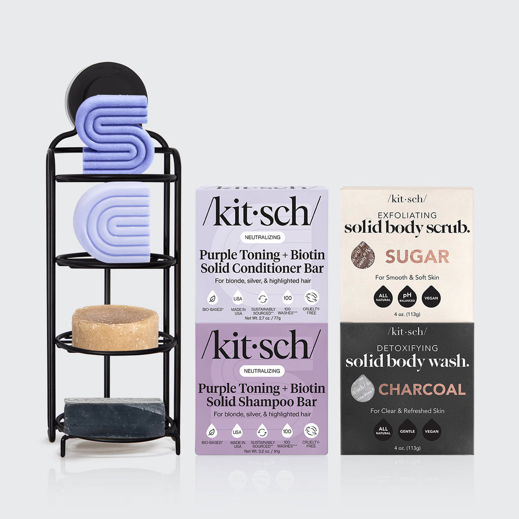 Build Your Own Shampoo and Conditioner with FREE Self-Draining Shower Caddy - Everyday Essentials