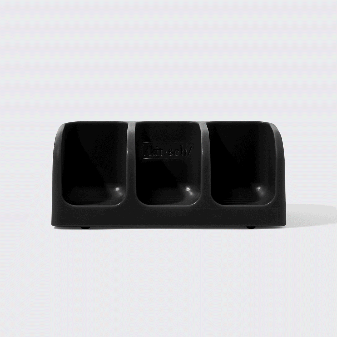 Black Self-Draining Soap Dish - Curated Collection
