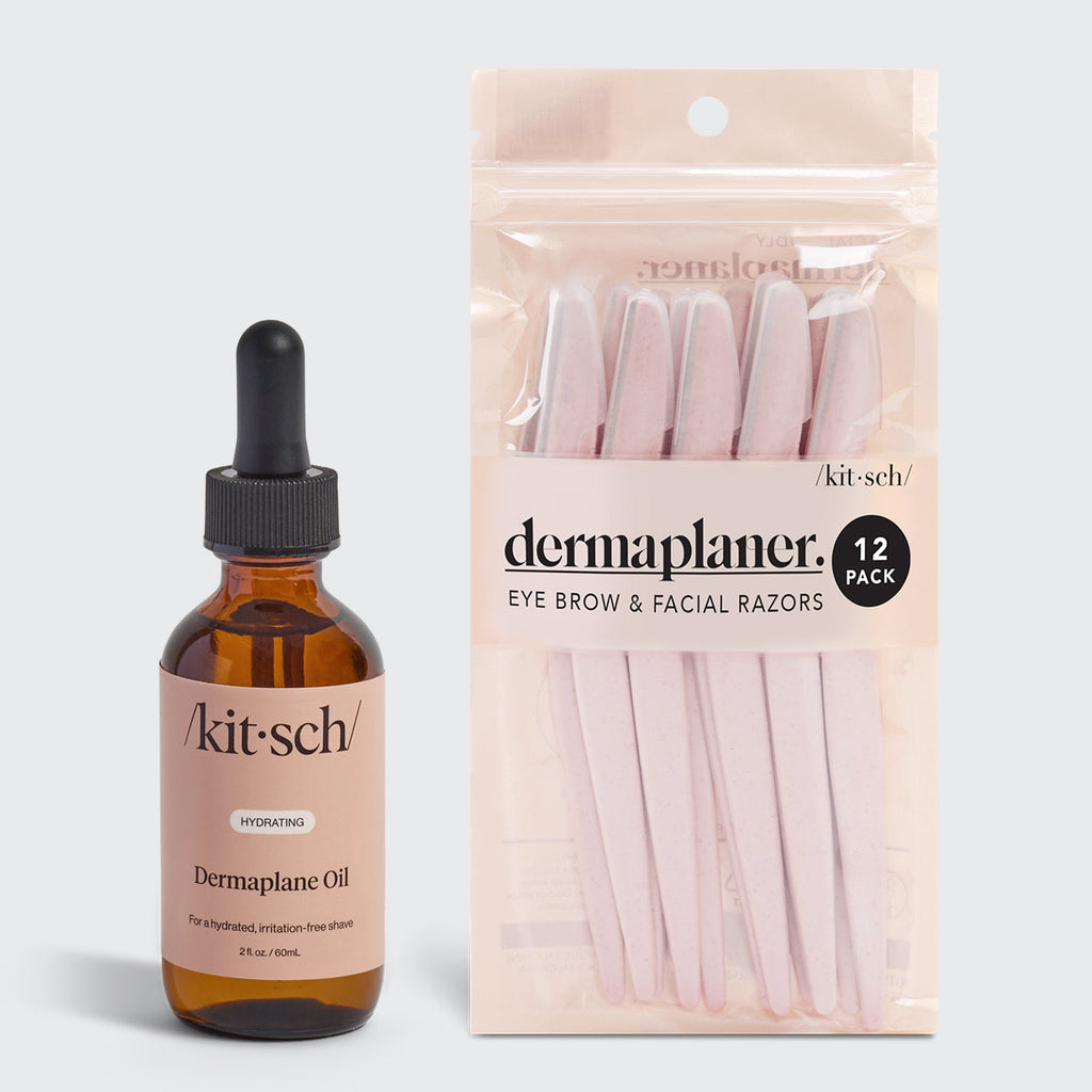 Dermaplane Oil and Dermaplaner Tool Bundle - Signature Selection