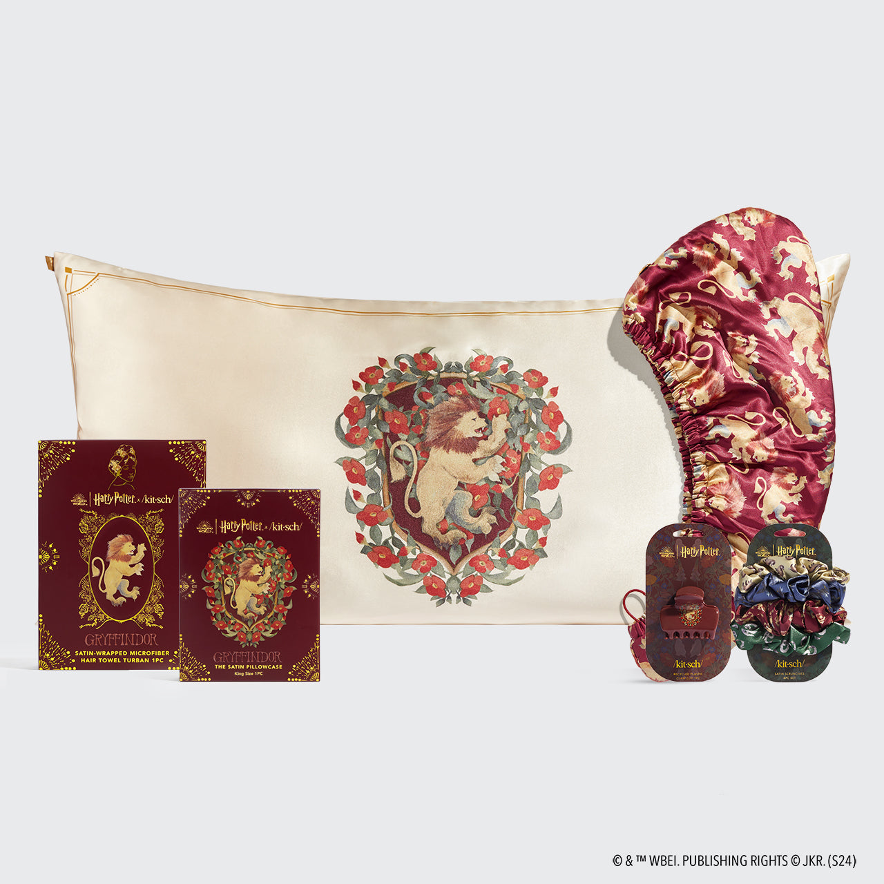 Kitsch x Harry Potter Gryffindor Bundle - King - Everyday Essentials