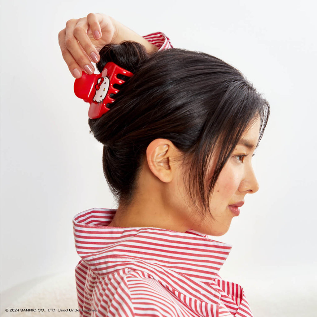 Hello Kitty x Kitsch Recycled Plastic Claw Clip - Kitty Face - Everyday Essentials