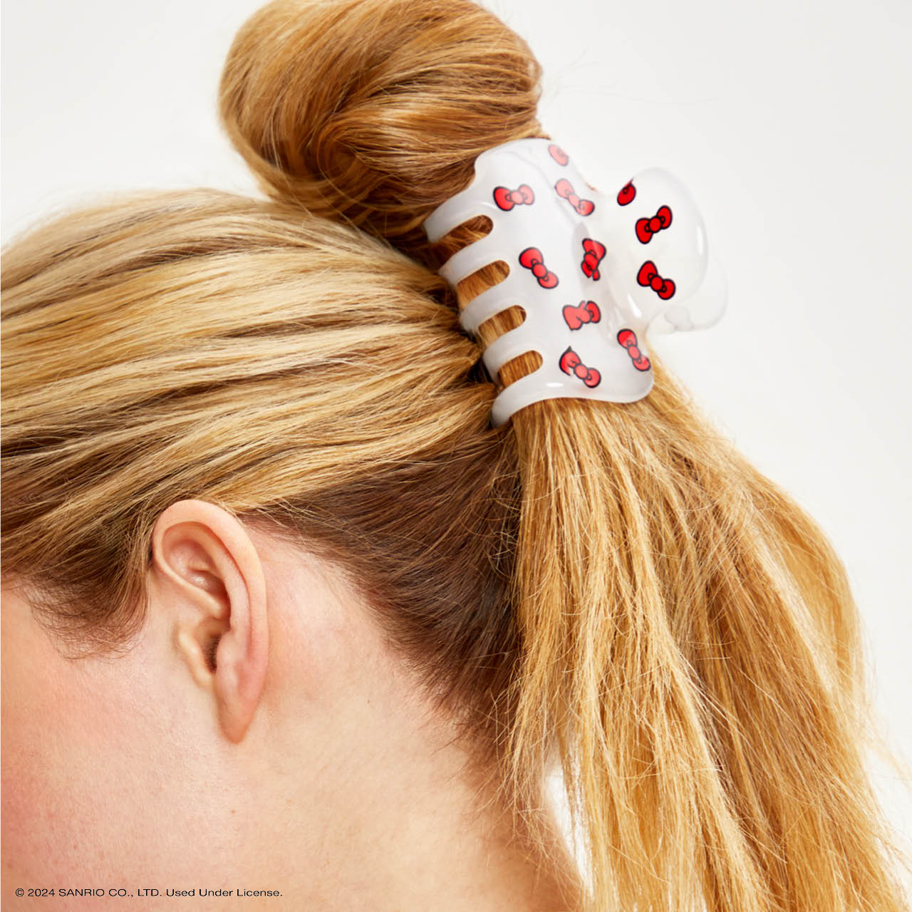 Hello Kitty x Kitsch Recycled Plastic Claw Clip - Kitty Bows - Signature Selection