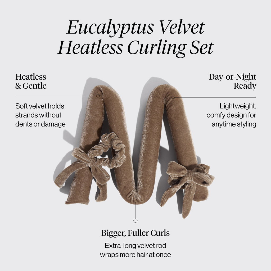 Eucalyptus Velvet XL Heatless Curling Set - Curated Collection