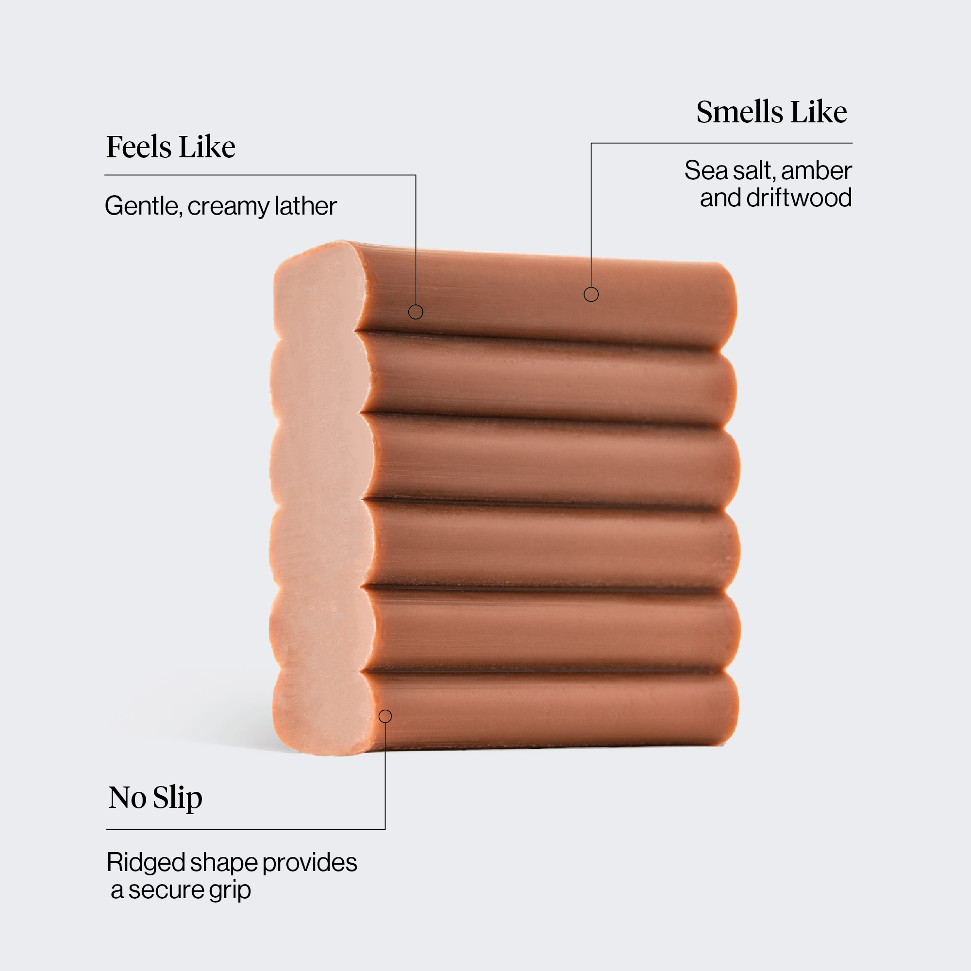 Cleansing Amber Shores Body Wash Bar - Signature Selection