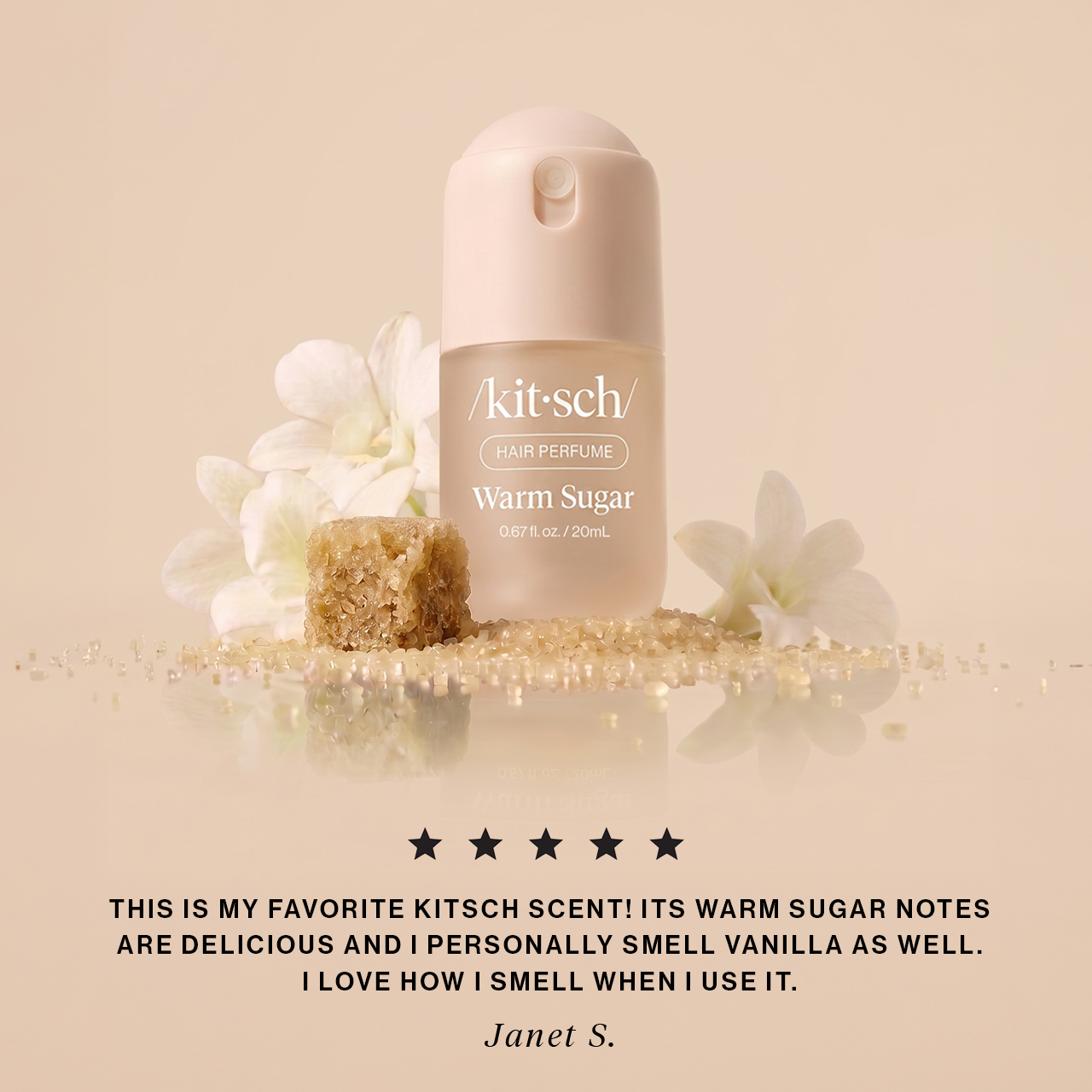 Warm Sugar Mini Hair Perfume - 20 mL - Curated Collection