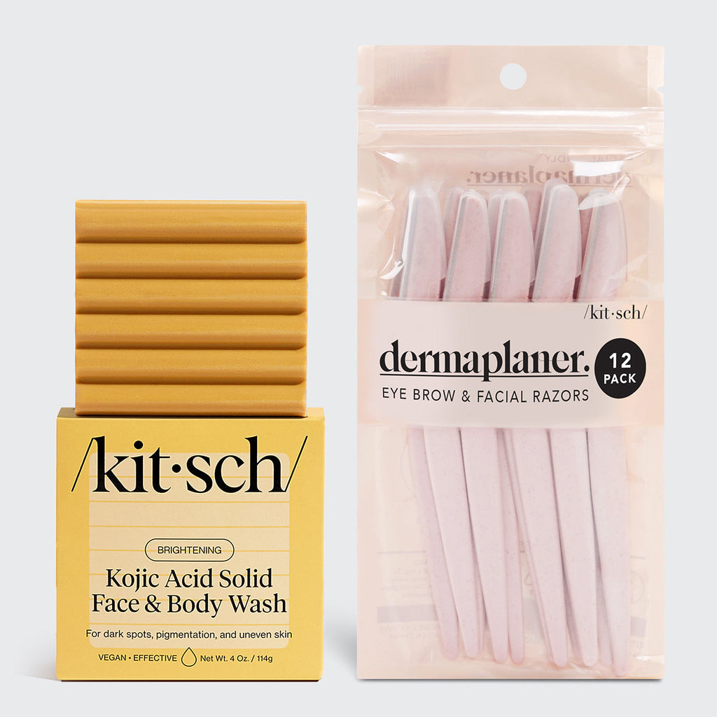 Kojic Acid Face and Body Bar and FREE Eco-Friendly Dermaplaner - Signature Selection
