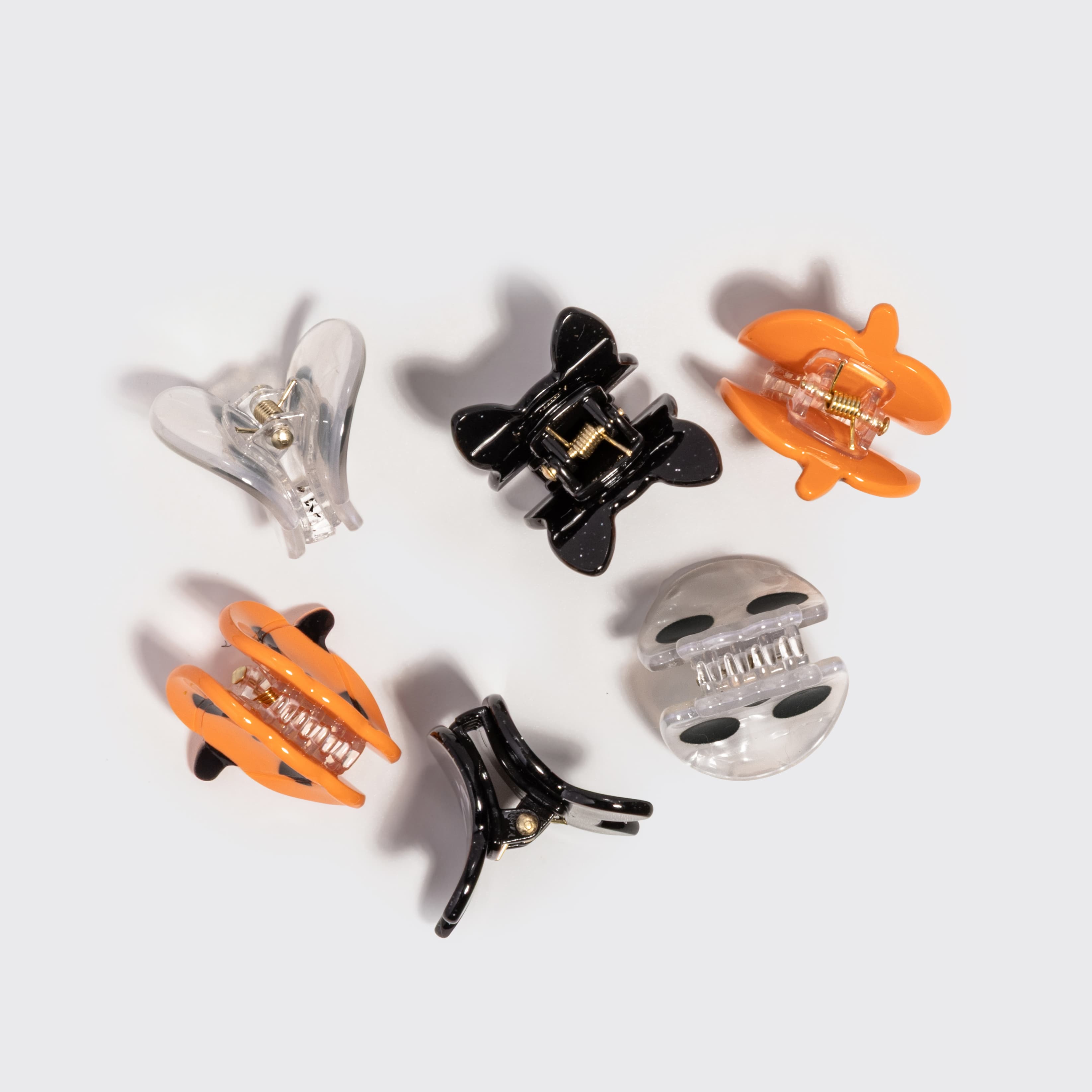 Halloween Squad Claw Clips 6pc Set - Mini - Everyday Essentials