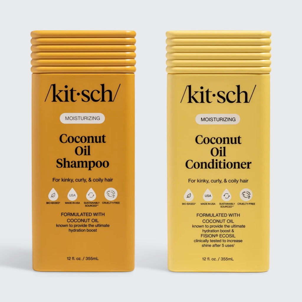 Coconut Oil Shampoo and Conditioner Combo for Dry Damaged Hair - Everyday Essentials