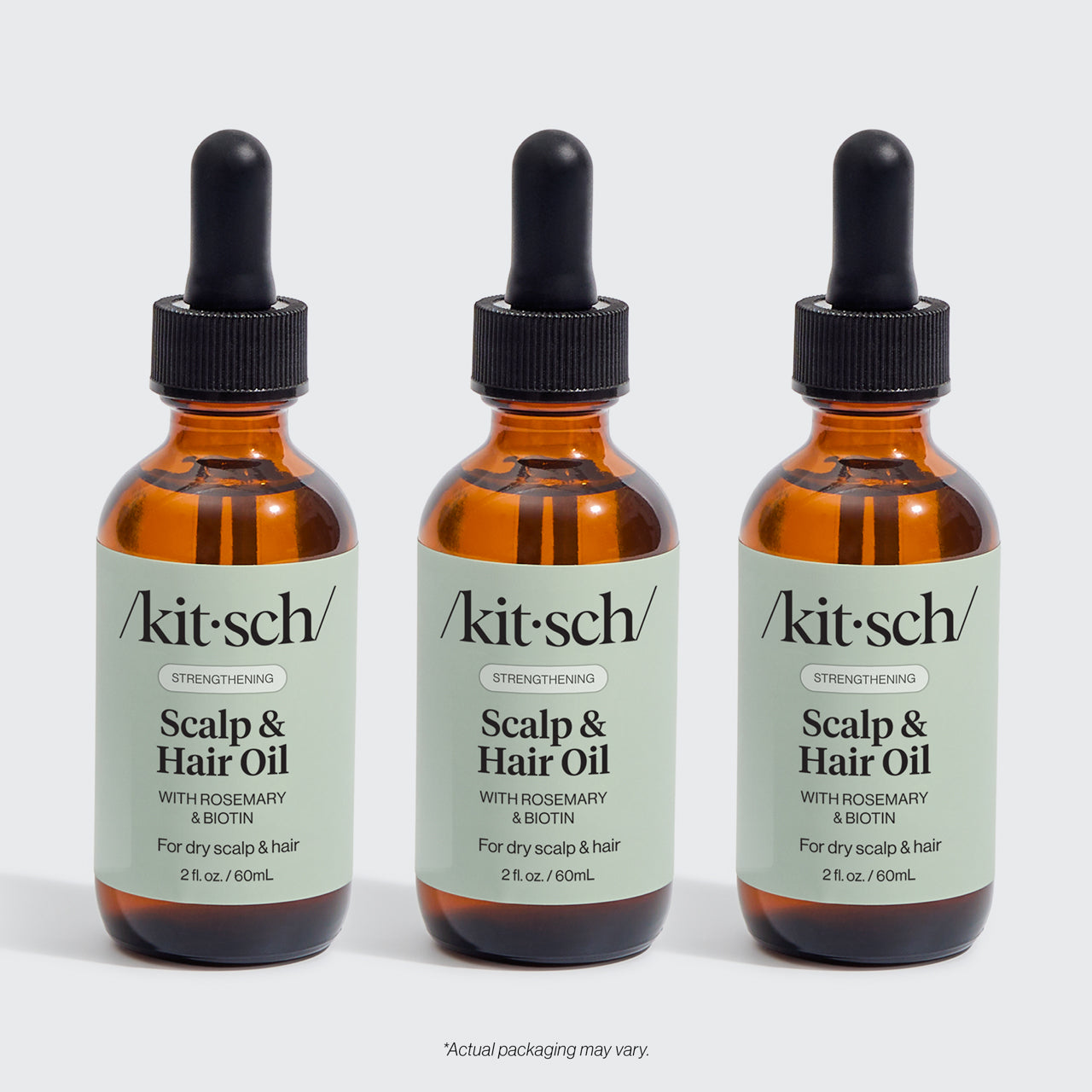 Strengthening Rosemary and Biotin Scalp and Hair Oil 3 Pack - Signature Selection