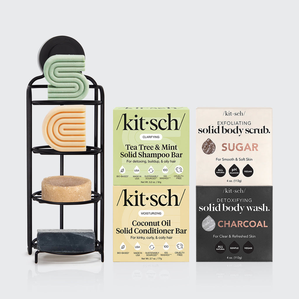 Build Your Own Shampoo and Conditioner with FREE Self-Draining Shower Caddy - Everyday Essentials