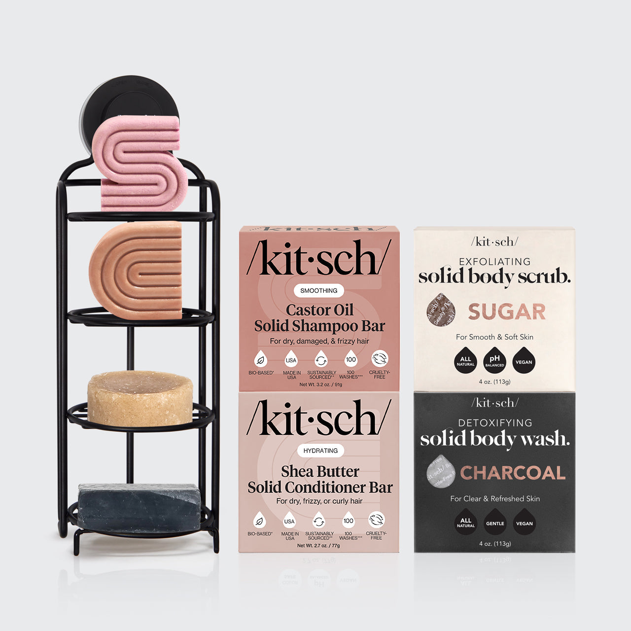 Build Your Own Shampoo and Conditioner with FREE Self-Draining Shower Caddy - Everyday Essentials
