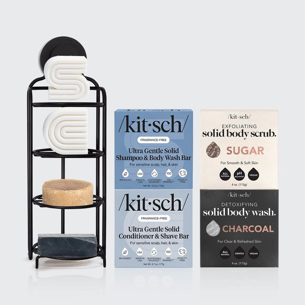 Build Your Own Shampoo and Conditioner with FREE Self-Draining Shower Caddy - Everyday Essentials