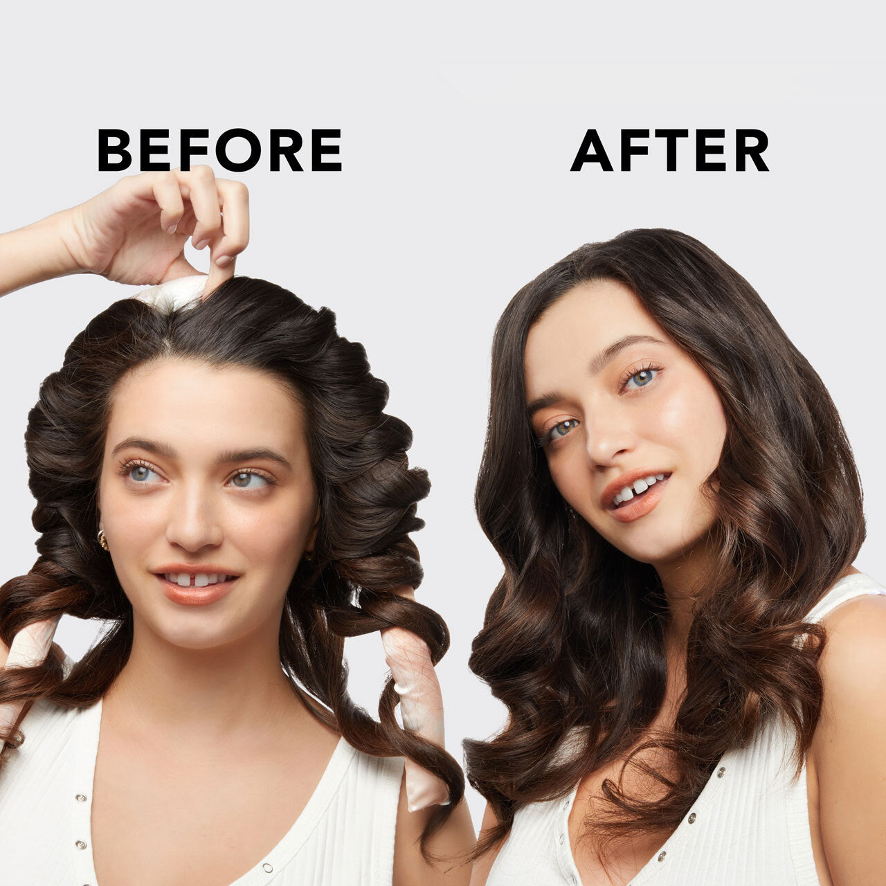 Satin Heatless Curling Set and Leave-In Conditioner Bundle - Signature Selection