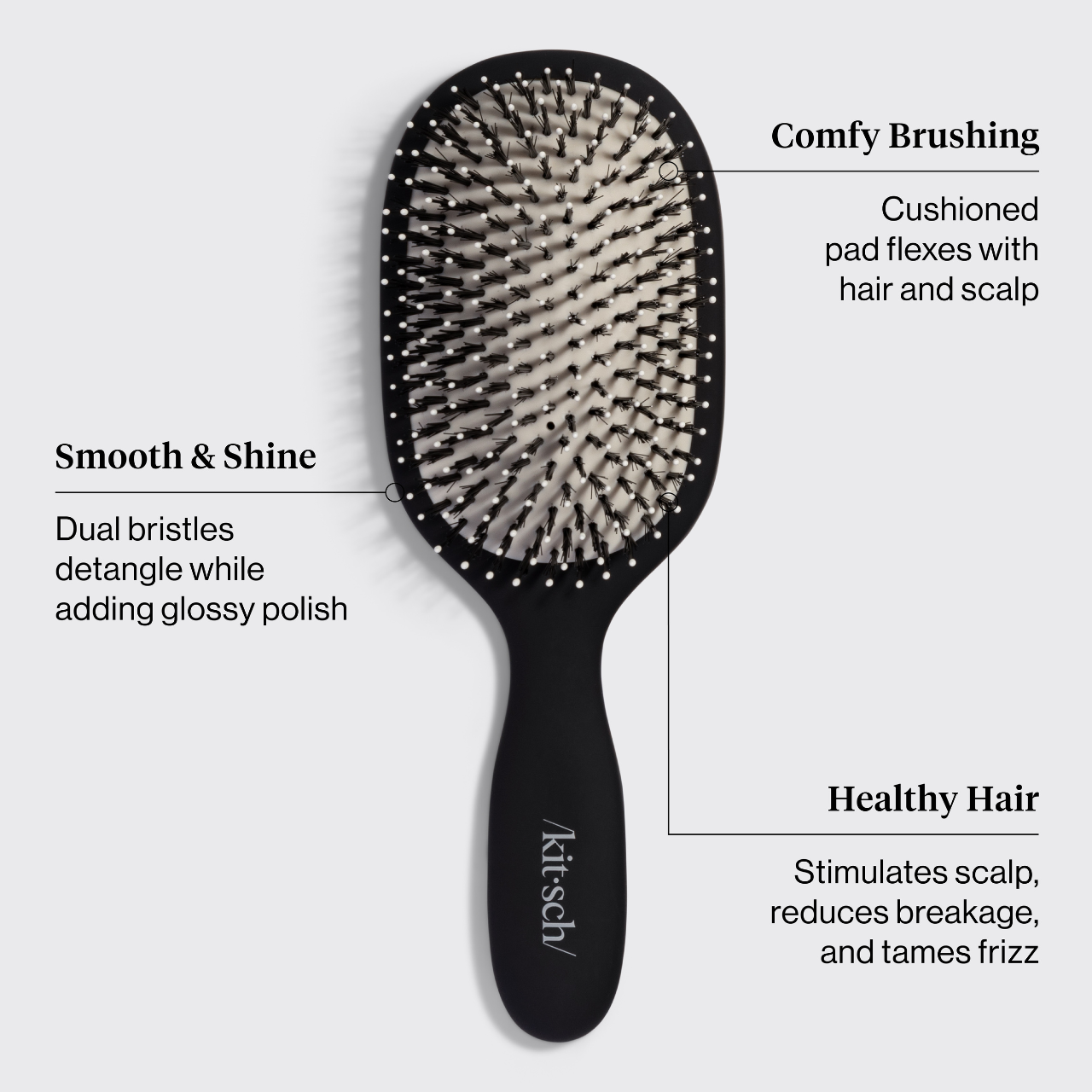 Black Smooth and Polish Brush - Everyday Essentials