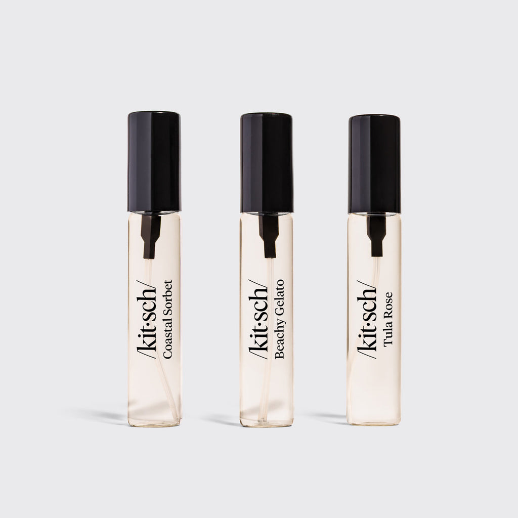 Coastal Hair Perfume Trio Set - Tula Rose Beachy Gelato Coastal Sorbet - Signature Selection