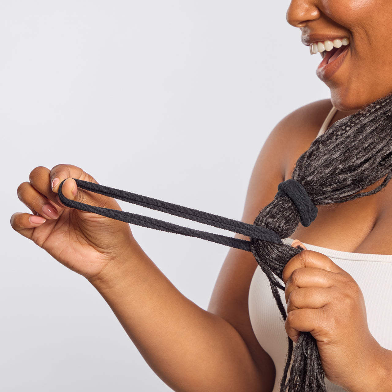 Black Thick Elastics 6pc Set - Curated Collection