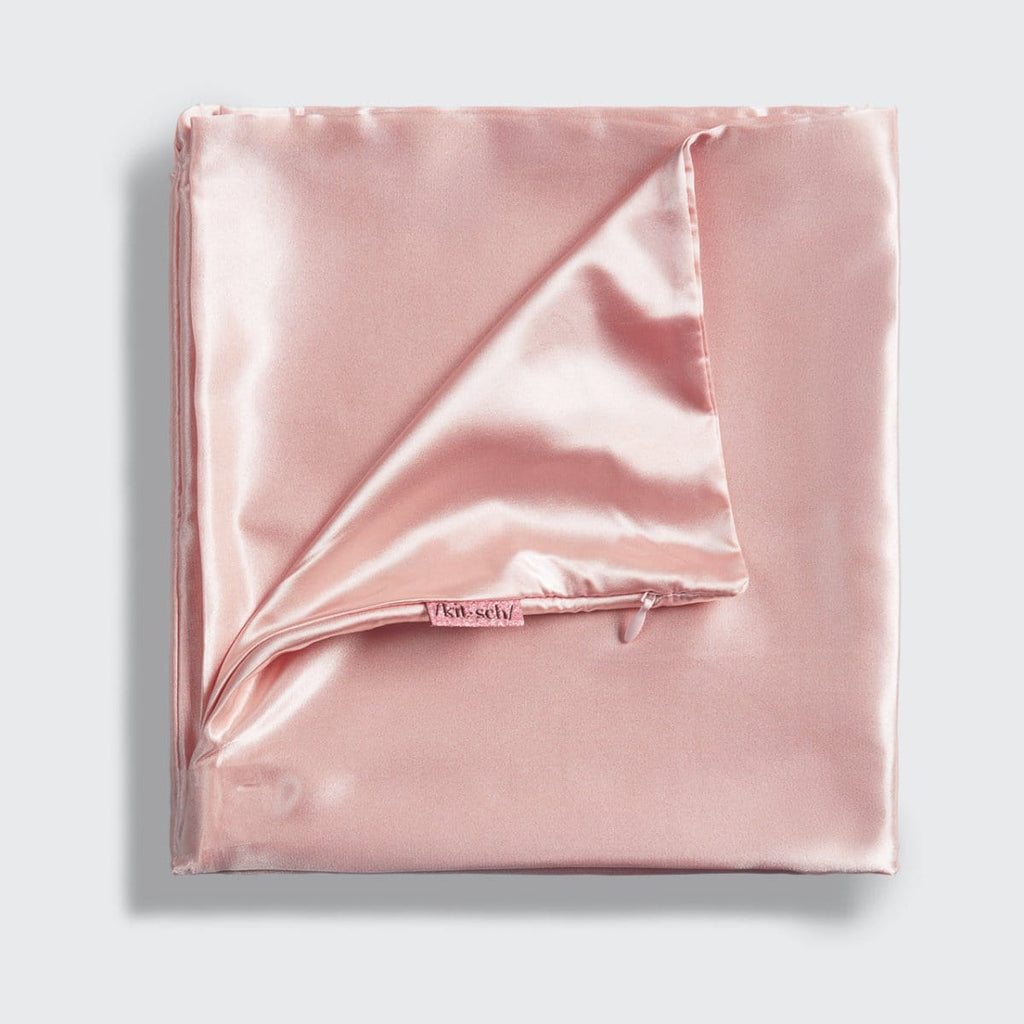 Satin Pillowcase in Blush 4 Pack - King - Everyday Essentials