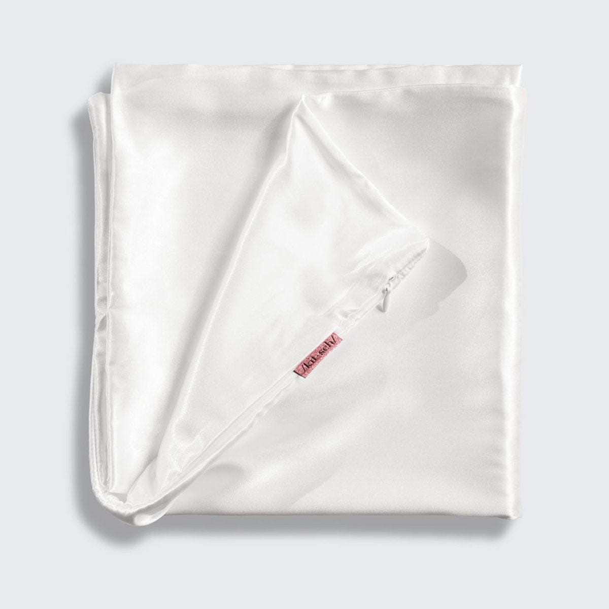 Satin Pillowcase in Ivory 4 Pack - King - Curated Collection