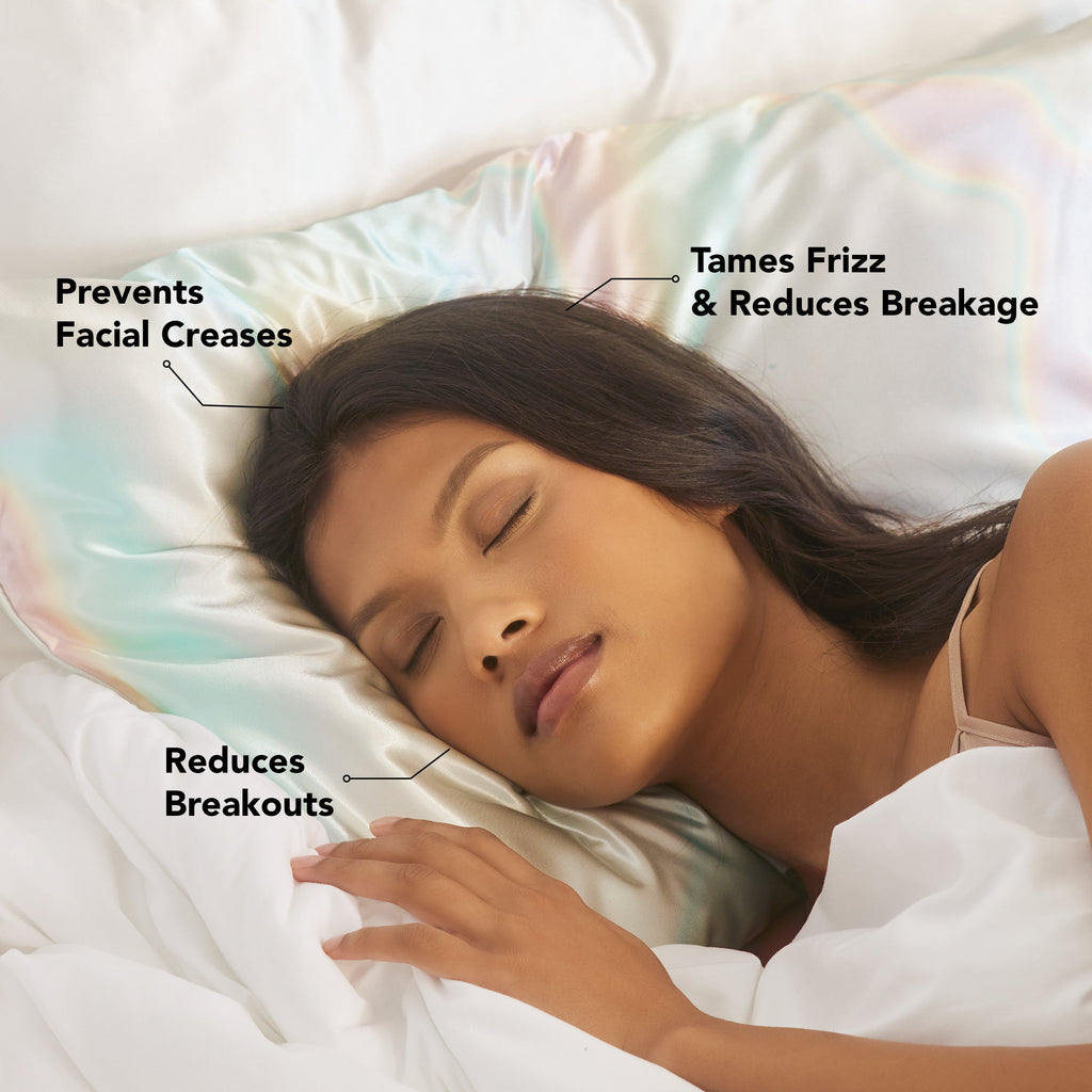 Satin Pillowcase in Aura - Signature Selection