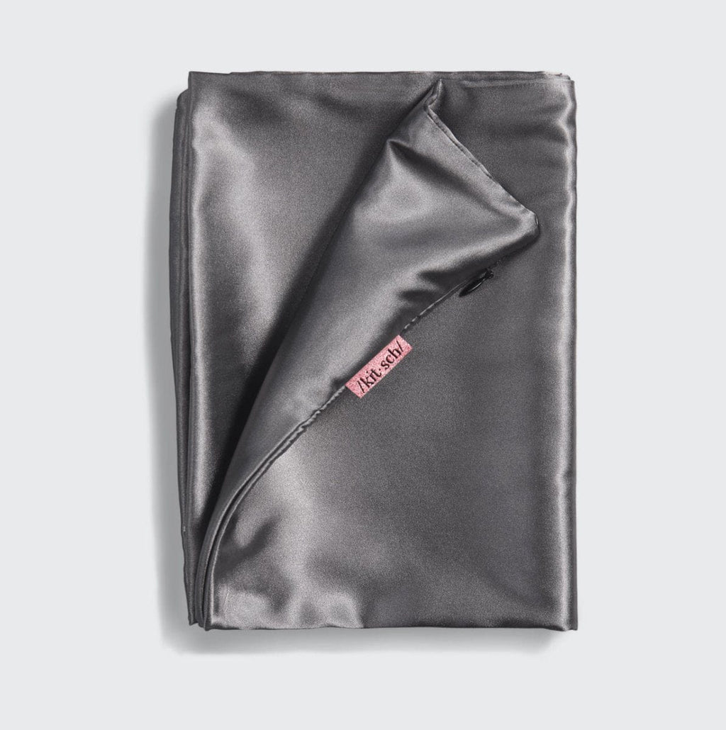 Satin Pillowcase in Charcoal - Signature Selection