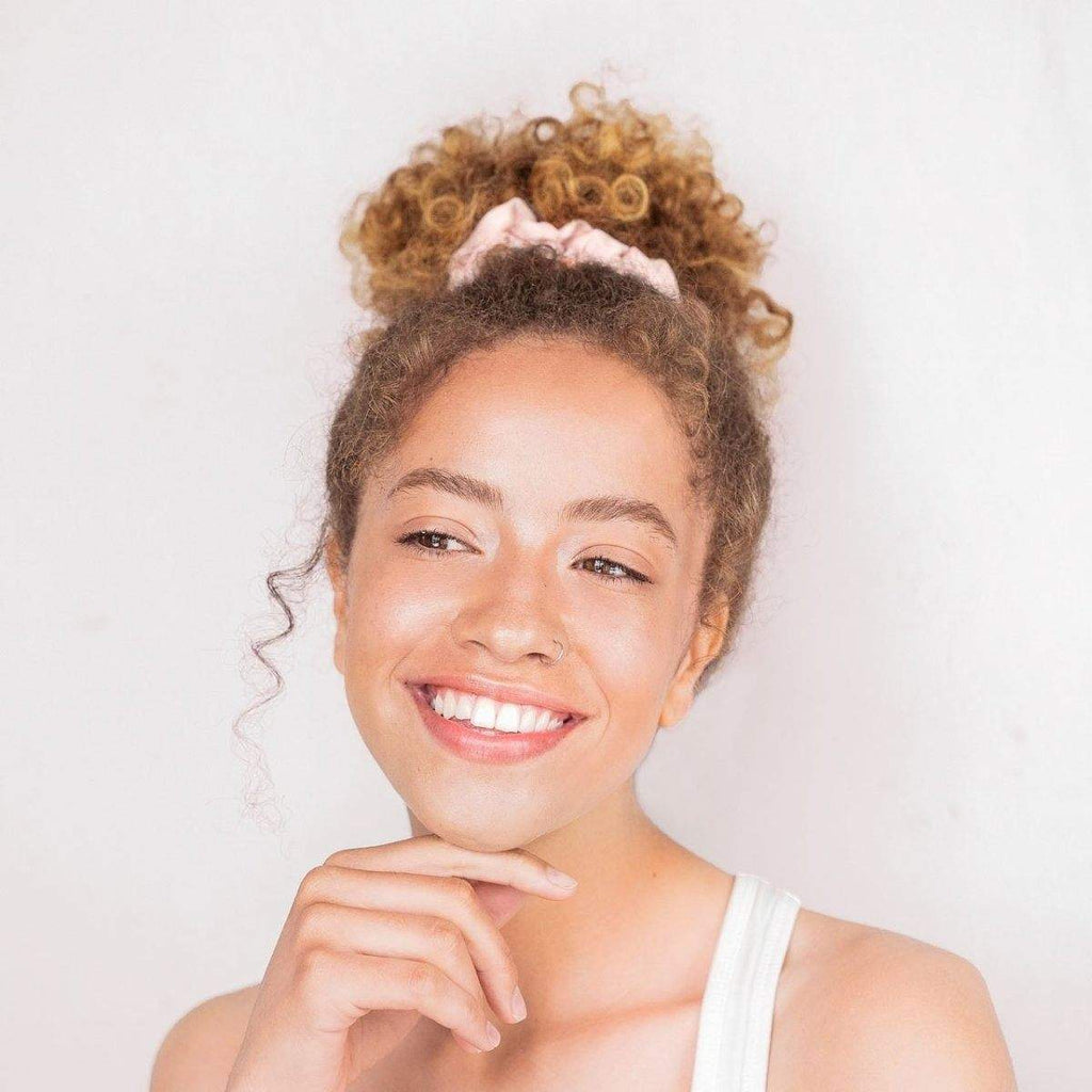 Satin Sleep Scrunchies - Blush - Curated Collection